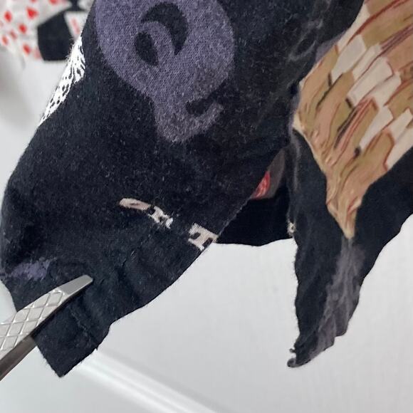 NWOT WAVE SHOPPE Shirt XL Poker-Chips Card Money Black Red Button-Up Short-Sleev - Picture 8 of 13